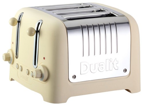 Dualit 4 Slice Lite Toaster With Bagel And Defrost Button
