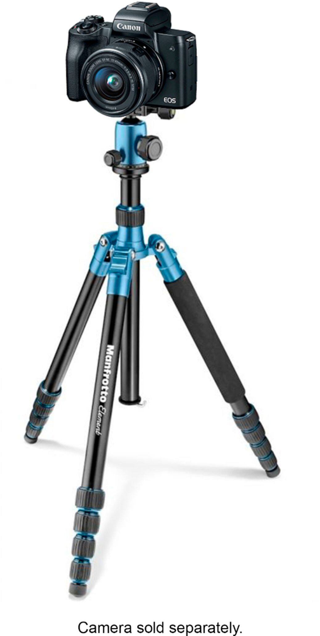 Alt View 14. Manfrotto - Element 65" Tripod - Blue/black.