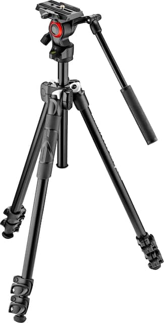 masker pariteit Inspiratie Manfrotto 290 Tripod with Fluid Video Head Black MK290LTA3-VUS - Best Buy