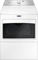 Maytag - 7.4 Cu. Ft. 9-Cycle Electric Dryer - White - Front_Zoom