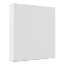 Staples - Simply View 1.5-Inch Round Ring Binder, Economy 3-Ring Binder for School & Office Use - White
