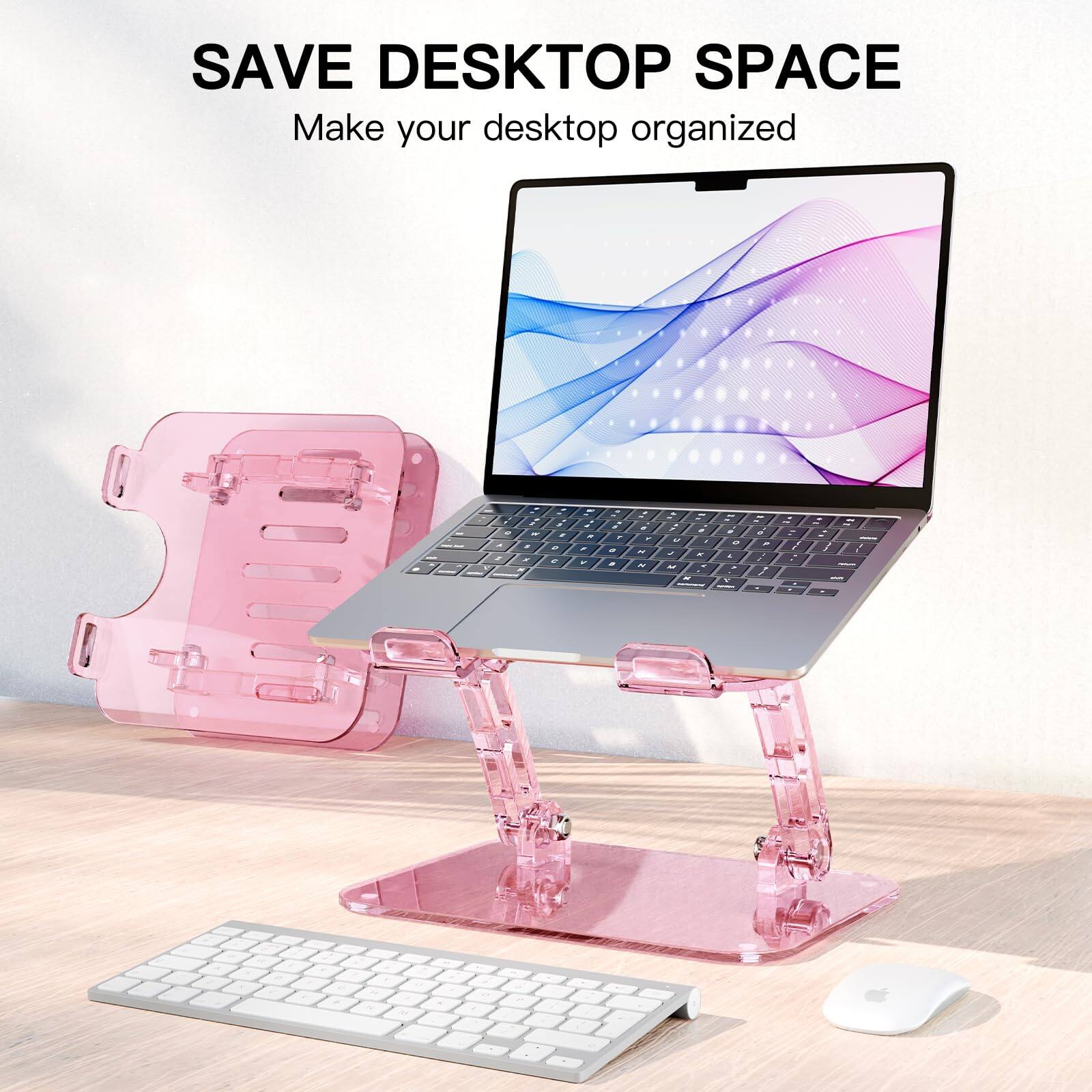 SAVE DESKTOP SPACE  
Make your desktop organized