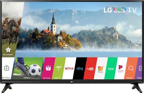 LG - 43" Class (42.5" Diag.) - LED - 1080p - Smart - HDTV - Larger Front