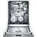 Alt View 13. Bosch - 24" Top Control Built-In Dishwasher with Stainless Steel Tub - Stainless steel.
