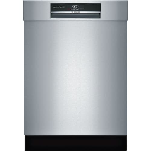 Bosch - 24" Top Control Built-In Dishwasher with Stainless Steel Tub - Stainless steel