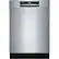 Front. Bosch - 24" Top Control Built-In Dishwasher with Stainless Steel Tub - Stainless steel.
