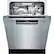 Alt View 11. Bosch - 24" Top Control Built-In Dishwasher with Stainless Steel Tub - Stainless steel.