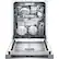 Alt View 13. Bosch - 24" Top Control Built-In Dishwasher with Stainless Steel Tub - Stainless steel.