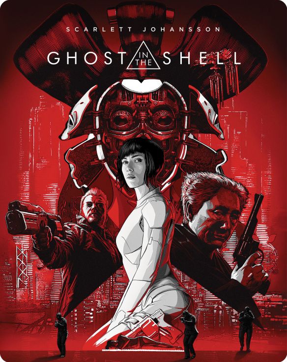  Ghost in the Shell [SteelBook] [Includes Digital Copy] [Blu-ray/DVD] [Only @ Best Buy] [2017]