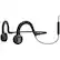 Front. AfterShokz - Sportz Titanium Wired Bone Conduction Open-Ear Headphones - Onyx Black.