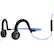 Left. AfterShokz - Sportz Titanium Wired Bone Conduction Open-Ear Headphones - Onyx Black.