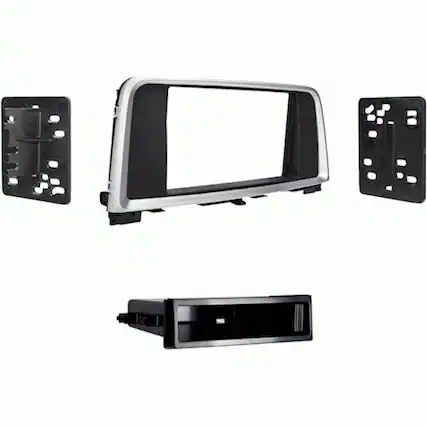 Front. Metra - Dash Kit for Select 2016-2020 Kia Optima DIN DDIN - Matte Black.