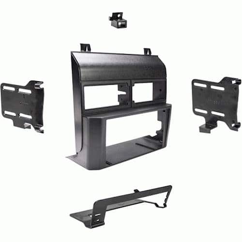 Front. Metra - Dash Kit for Select 1988-2002 Chevrolet Suburban Yukon Pickup Fullsize Blazer DDIN - Black.