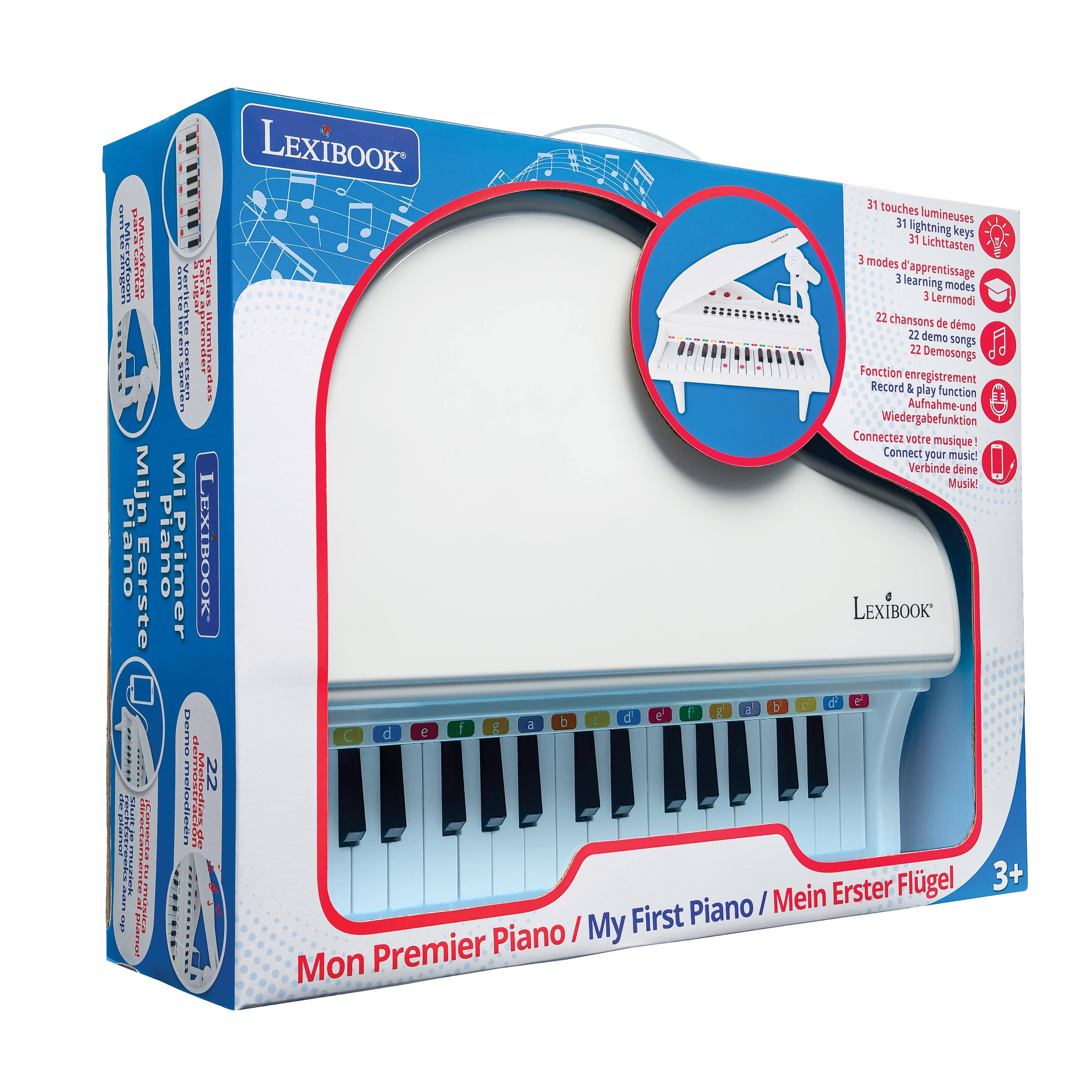 Lexibook Mini Electronic Grand Piano with Mic. 31 Light Up Keys - Best Buy