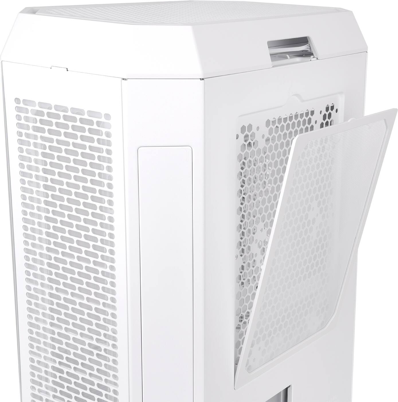 Alt View 25. Thermaltake - Tower 600 Mid Tower ATX PC Case - Snow.