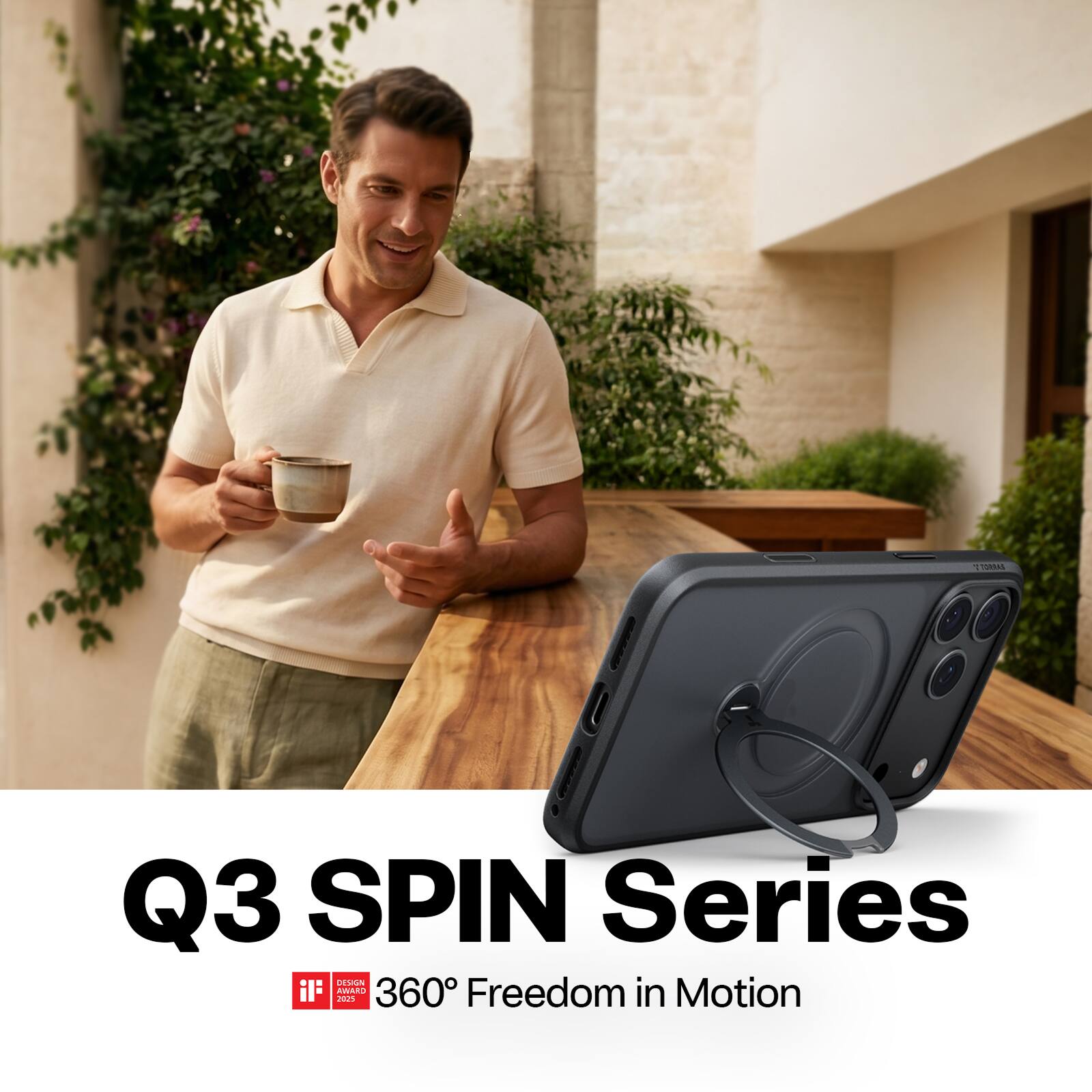 Q3 SPIN Series  
DESIGN IF 2025 AWARD  
360° Freedom in Motion