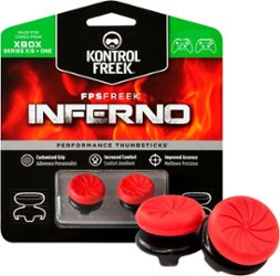 KontrolFreek - FPS Freek Inferno 4 Prong Performance Thumbsticks for Xbox Series X|S and Xbox One - Red - Front_Zoom