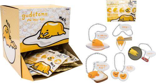  TOMY - Gudetama The Lazy Egg - Dangler - Blind Box - Styles May Vary