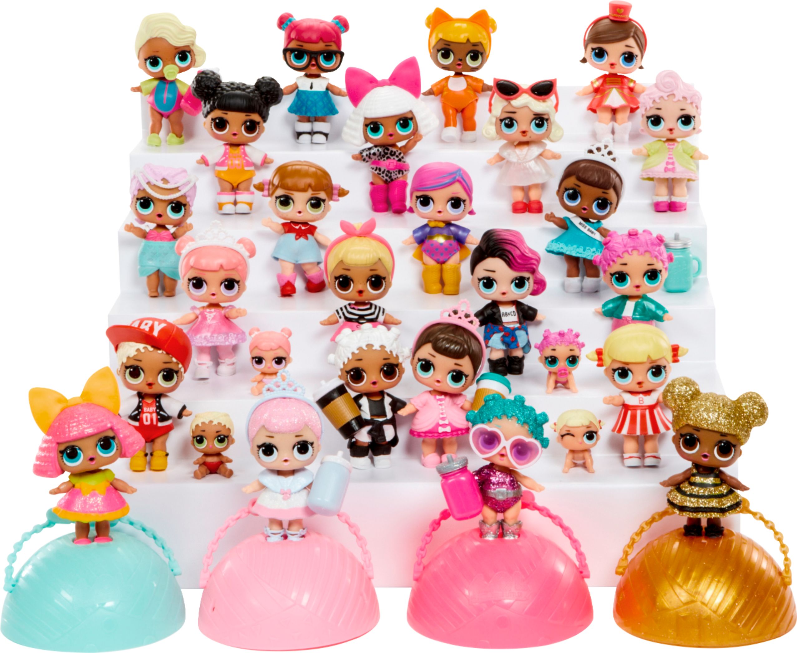 Huge Lot of LOL Surprise Dolls Over 150 Dolls, Babies & Pets Plus  Accessories