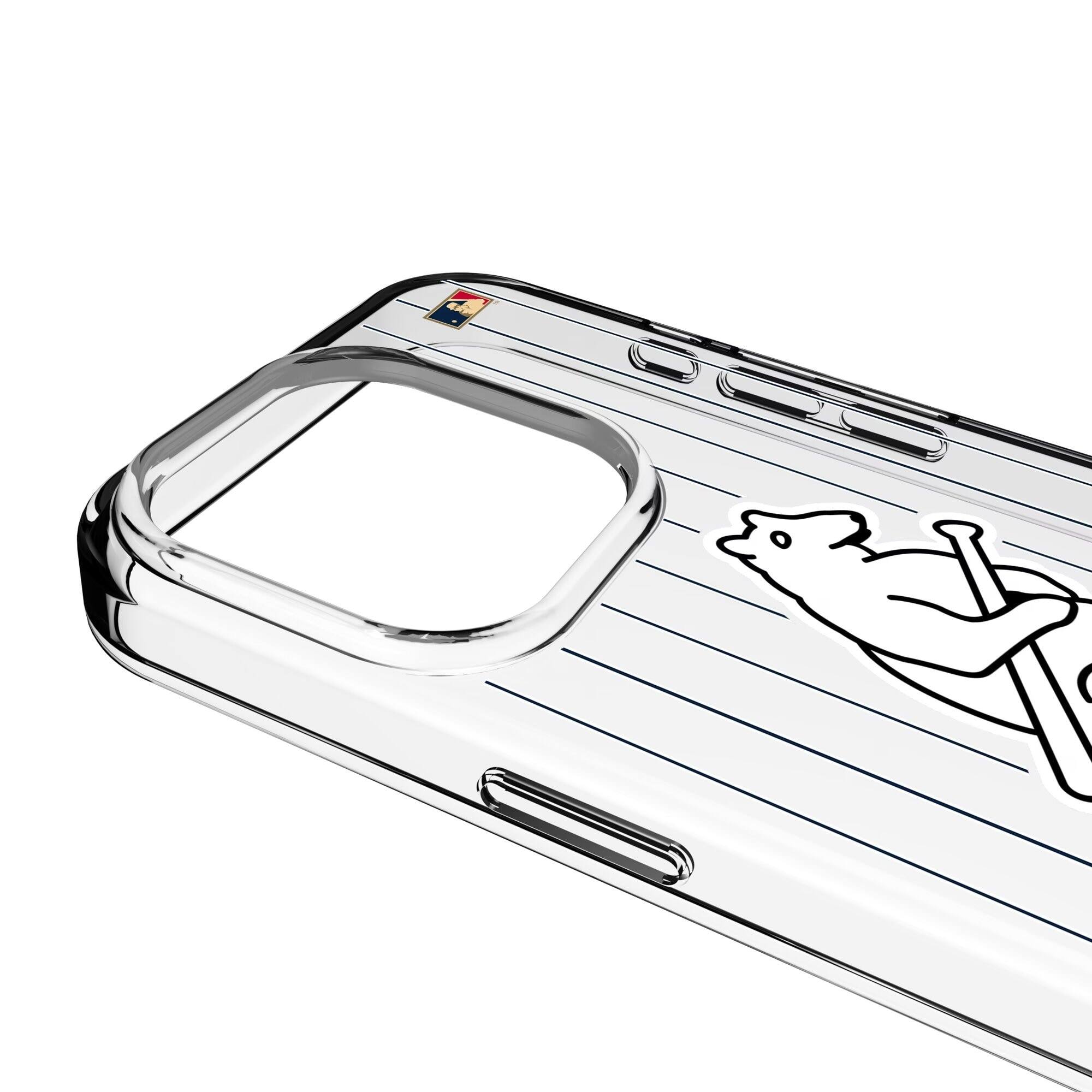 Alt View 2. Keyscaper - Chicago Cubs Cooperstown iPhone Clear Case - 15 Pro Max - Multicolor.