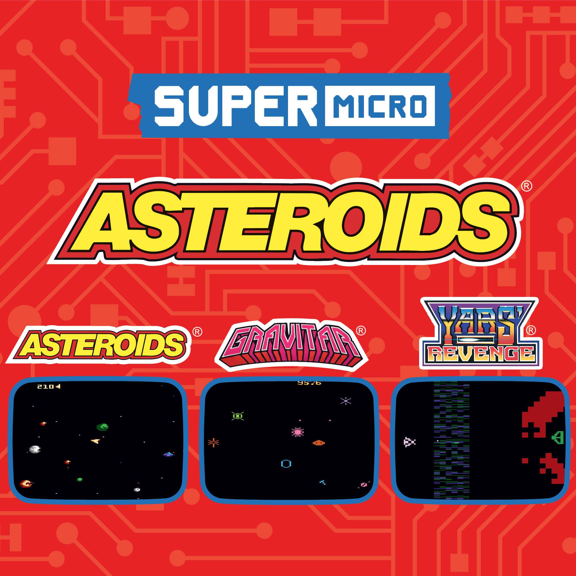 SUPER MICRO ASTEROIDS  
GRAVITAR  
YARS REVENGE