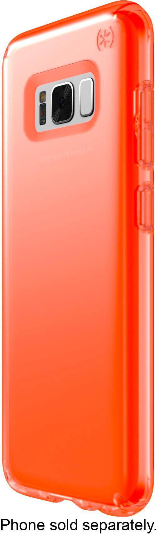 Speck - Presidio CLEAR Case for Samsung Galaxy S8 - Matte tangerine orange - Larger Front
