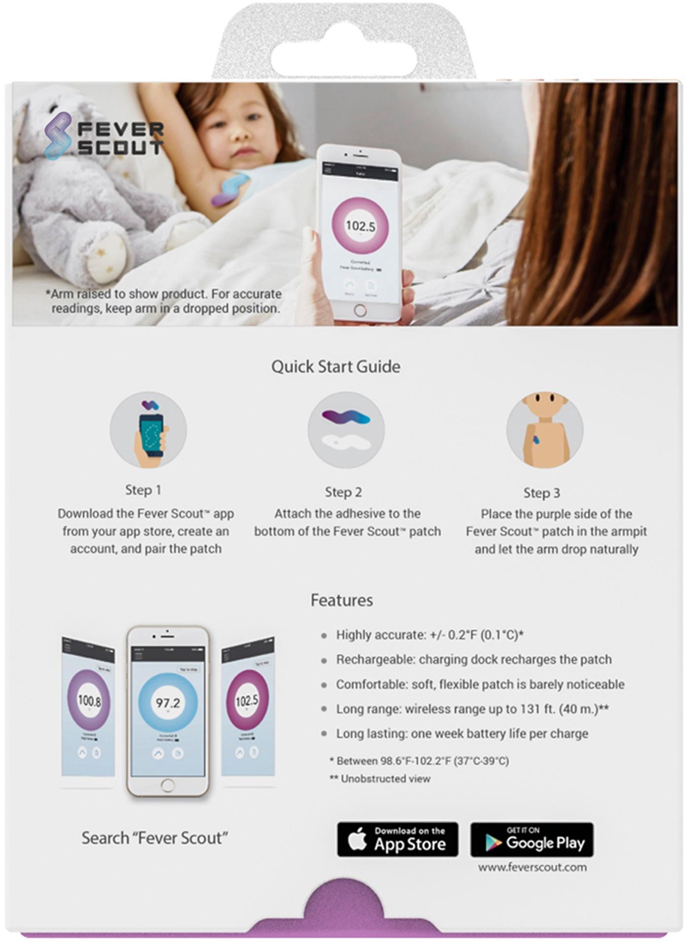 Fever Scout: the wearable thermometer for kids that's like a digital Mary  Poppins, Design