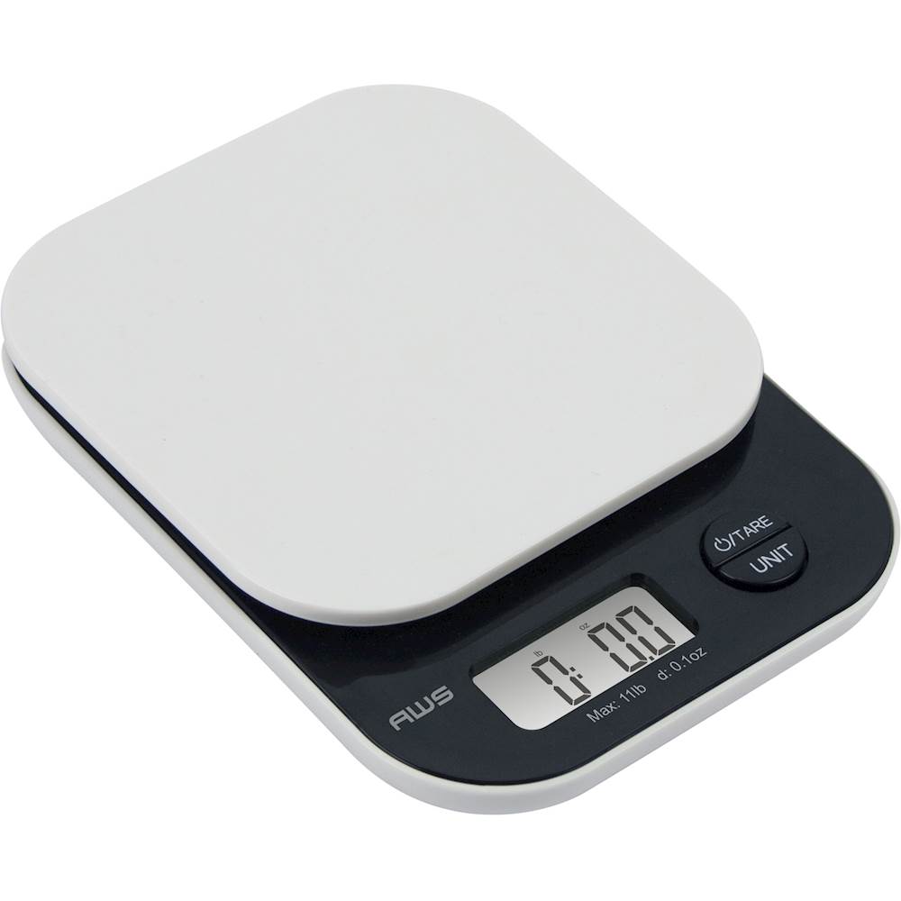 Best Buy: American Weigh Scales Digital Kitchen Scale White 2K-BOWL - WT