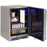 Lynx - Professional 3.9 Cu. Ft. Built-In Mini Fridge - Stainless steel - Front_Zoom
