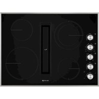 JennAir - JX3 Euro-Style 30" Built-In Electric Cooktop - Black Stainless Steel - Front_Zoom