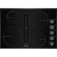 JennAir - JX3 Euro-Style 30" Built-In Electric Cooktop - Black - Front_Zoom
