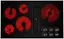 Alt View 11. JennAir - JX3 Euro-Style 36" Built-In Electric Cooktop - Black.