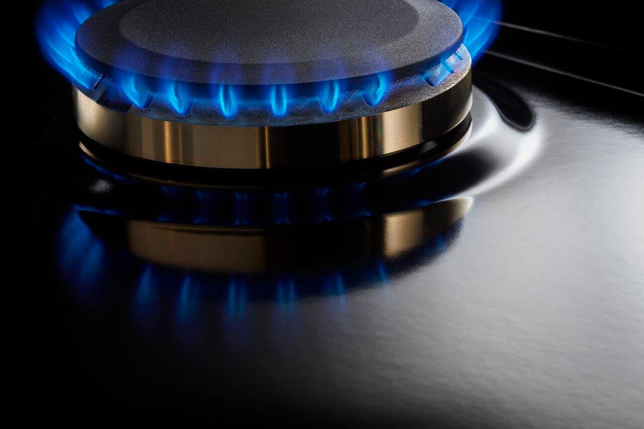 Alt View 12. JennAir - 36" Built-In Gas Cooktop - Black.