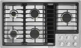 JennAir - 36" Gas Cooktop - Stainless Steel