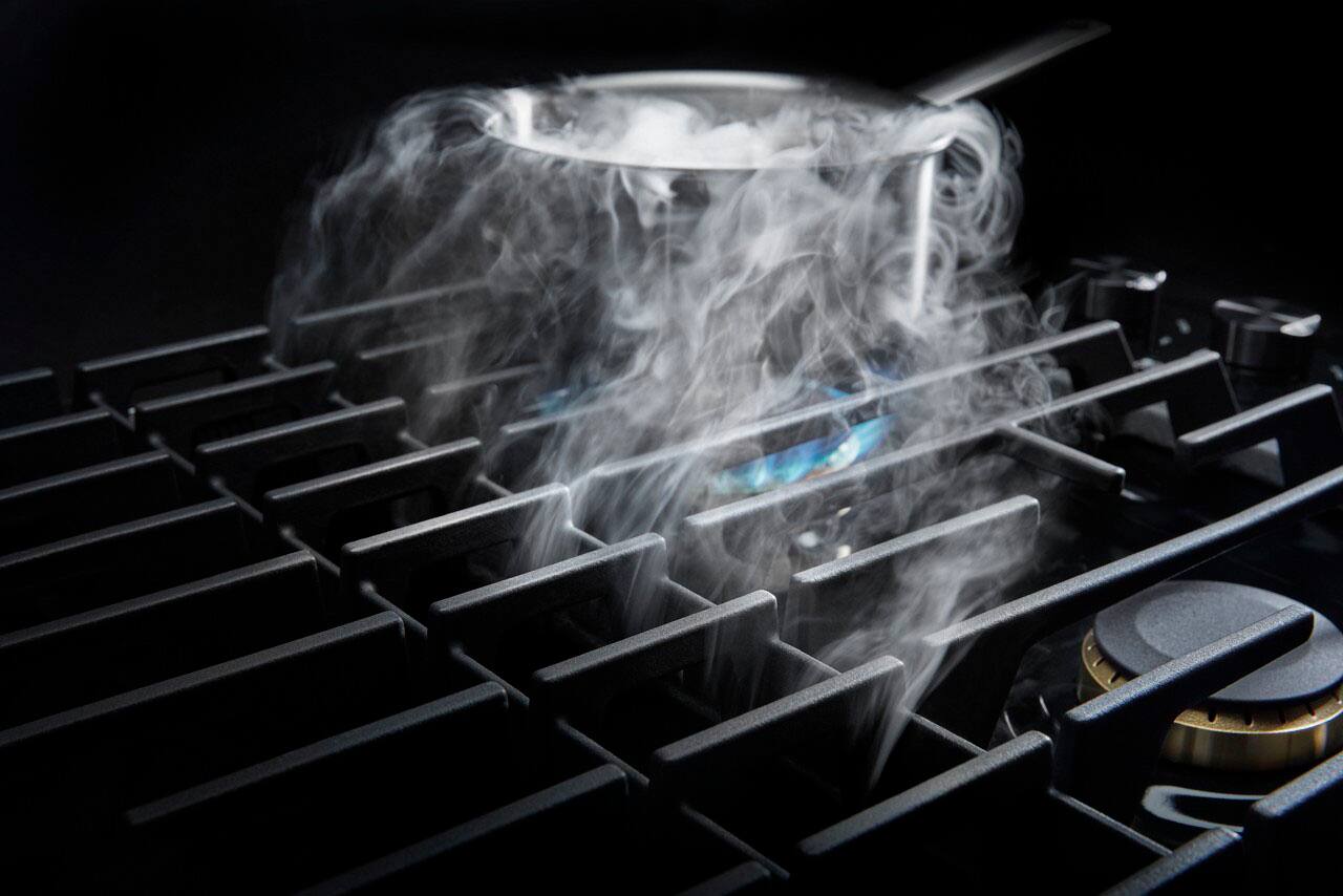 Alt View 11. JennAir - 30" Built-In Gas Cooktop - Black.