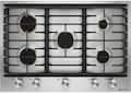 JennAir - 30 in. Wide 5 Burner Built-In Gas Cooktop - Stainless Steel