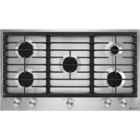 JennAir - 36" Built-In Gas Cooktop - Stainless Steel - Front_Zoom
