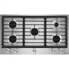 JennAir - 36" Built-In Gas Cooktop - Stainless Steel
