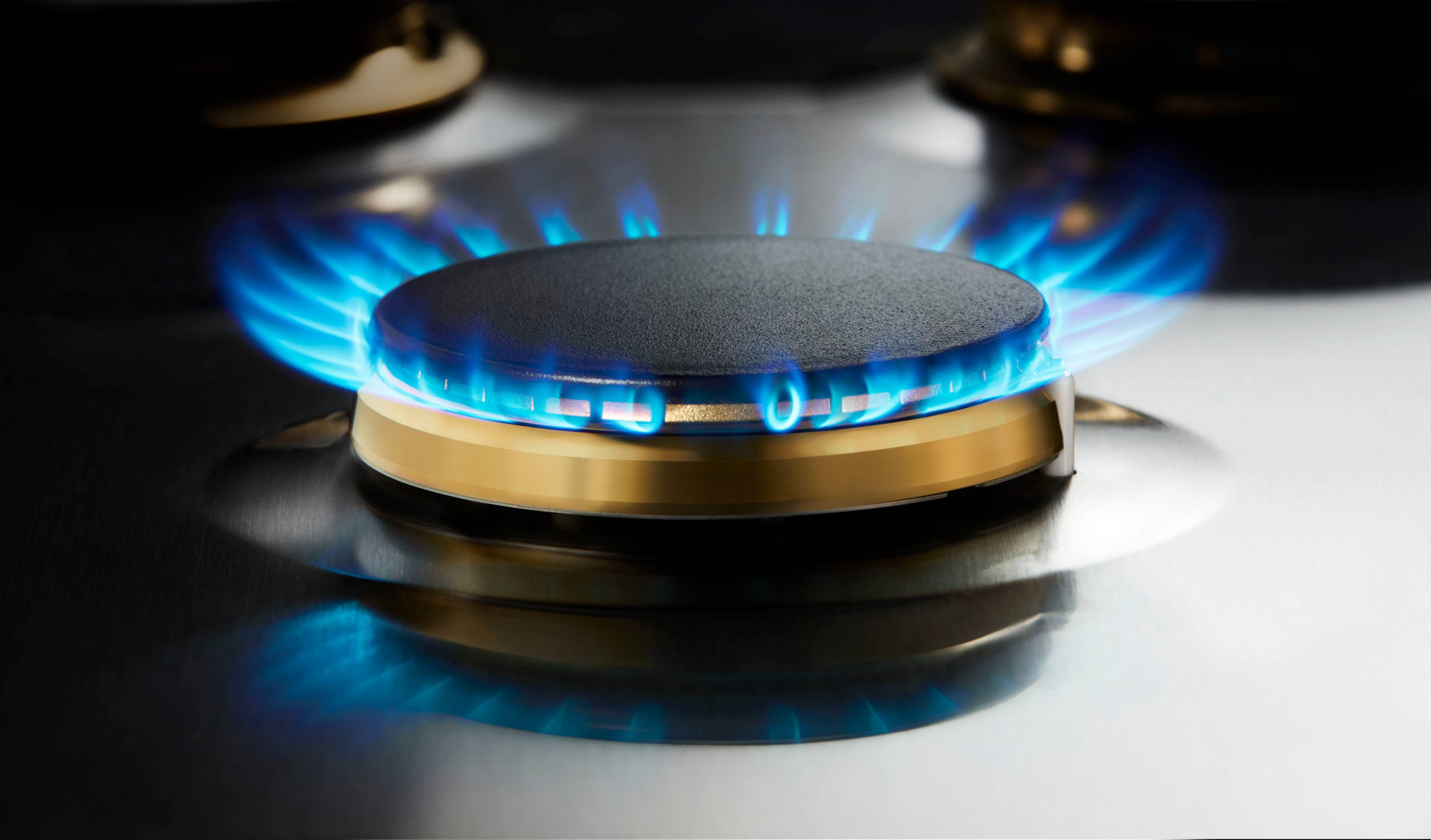 Alt View 14. JennAir - 36" Built-In Gas Cooktop - Stainless steel.