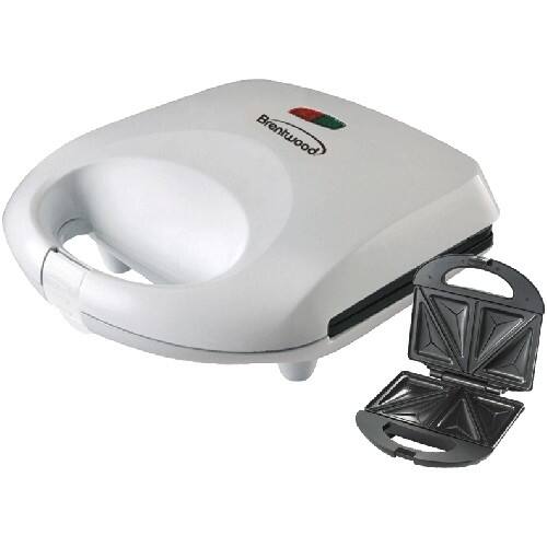 Front. Brentwood - TS-240B Sandwich Maker - White.