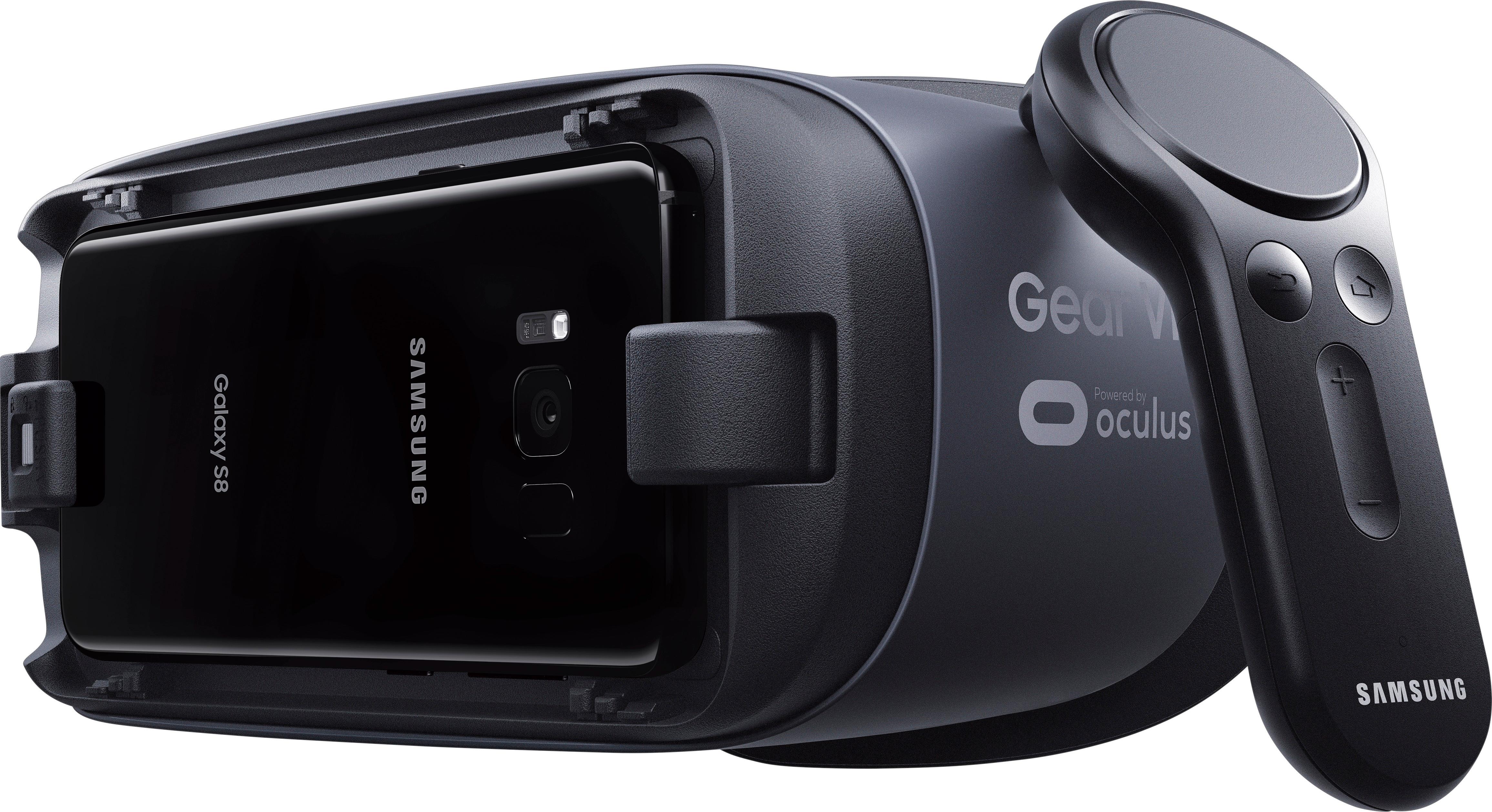 ligevægt Blå Andre steder Best Buy: Samsung Gear VR Virtual Reality Headset Orchid Gray SM-R324NZAAXAR