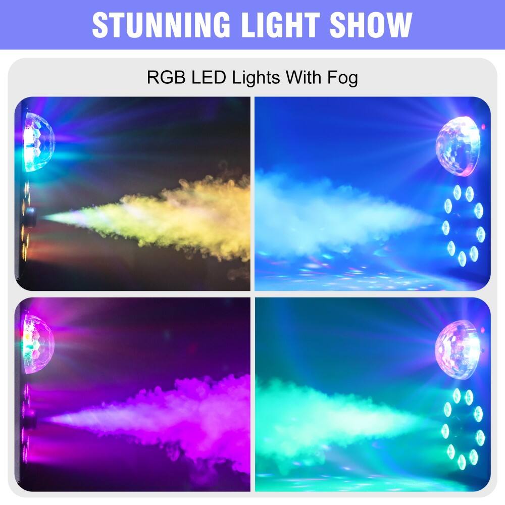 STUNNING LIGHT SHOW

RGB LED Lights With Fog