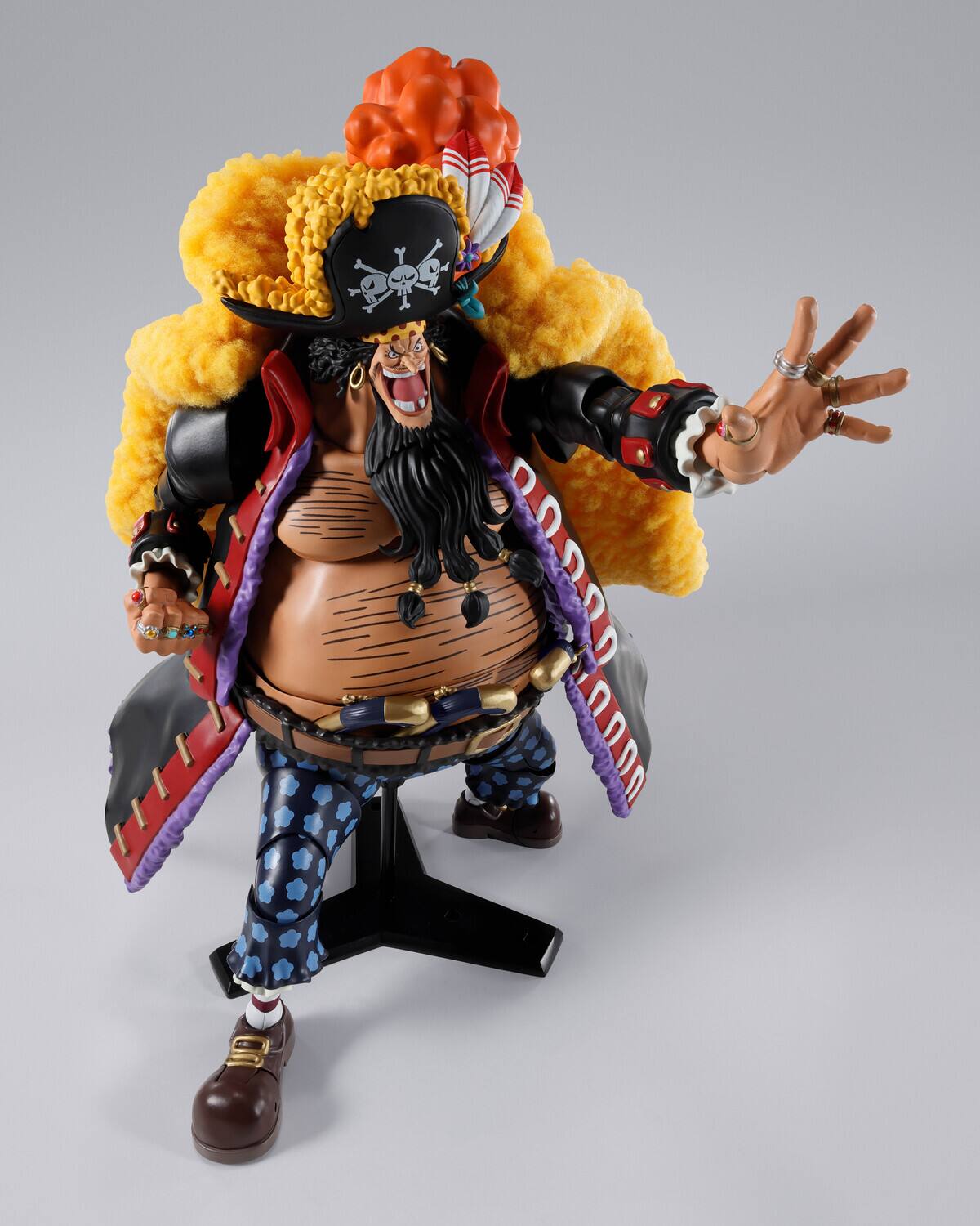 Alt View 2. Bandai - Tamashii Nations - One Piece - S.H.Figuarts - Marshall D. Teach -FOUR EMPERORS- Action Figure   - Collectibles - Multicolor.
