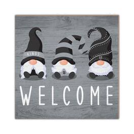 Fan Creations - Los Angeles Kings 10'' x 10'' Welcome Gnomes Sign - Multicolor
