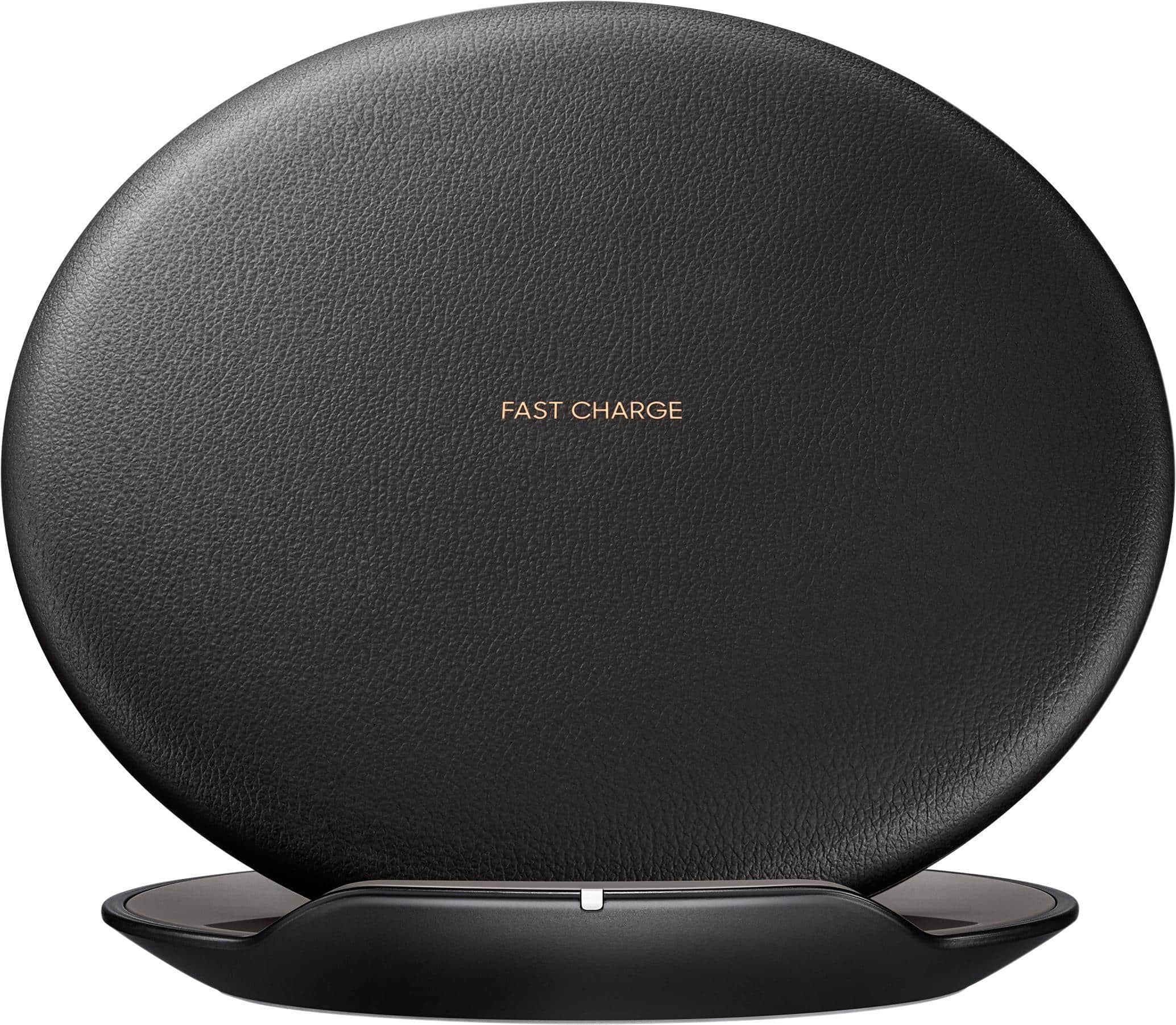 Samsung - Fast Charge Wireless Charging Convertible Stand - Black - Larger Front
