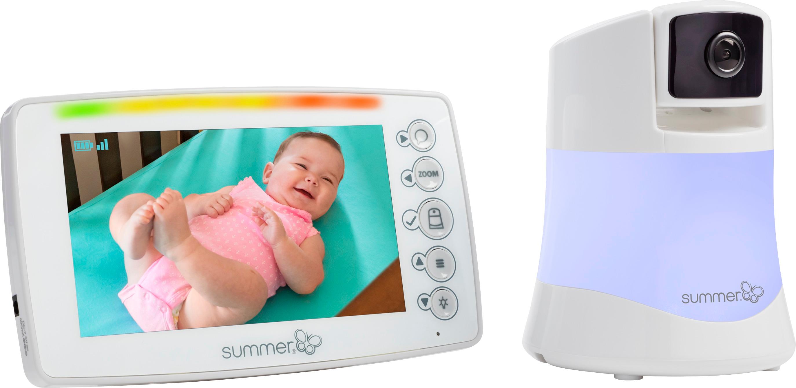 Summer Infant Panorama Video Baby Monitor with 5" Screen Gray/white 29590 -  Best Buy