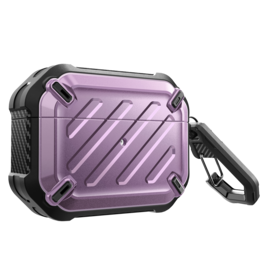 SUPCASE - Apple AirPods Pro 1 & 2 Unicorn Beetle PRO Rugged Case Waterproof Case - Metallic Purple