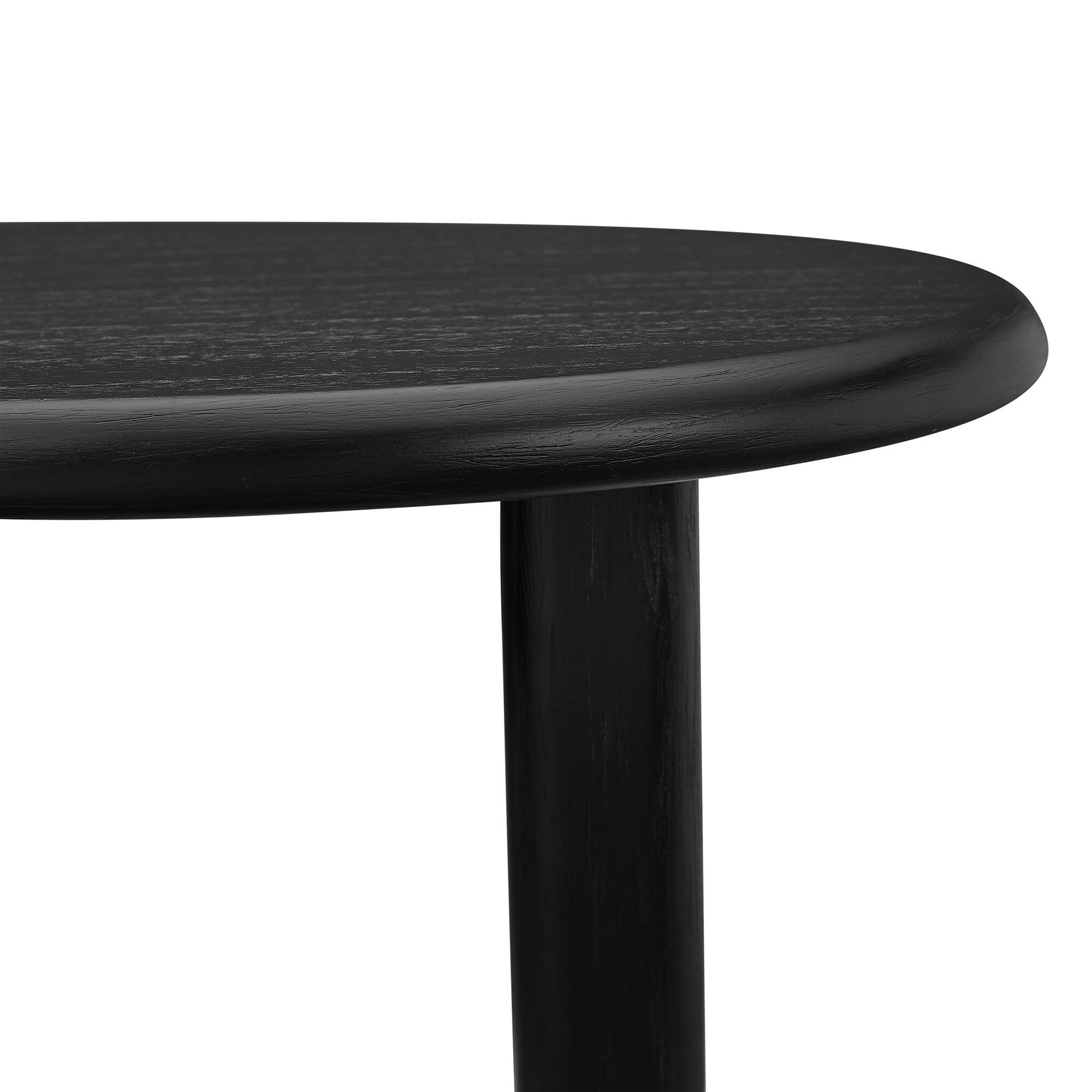 Alt View 6. Modway - Vetra Kidney-Shaped Free Coffee Table by Modway - Black.