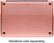 Back Zoom. Incase Designs - Hardshell Top and Rear Cover for Apple® MacBook® Pro 13.3" - Rose quartz.