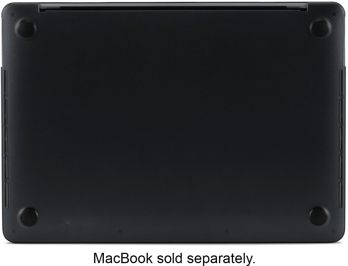 Back View: Incase - Hardshell Case for 13-inch Apple® MacBook Pro Macbook Pro 13" - Thunderbolt 3 (USB-C) - Black